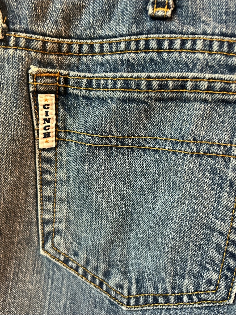 Cinch Jeans Men's White Label Mid Rise Straight Leg Blue MB92834 003 SZ 38x34.EC - Picture 6 of 8